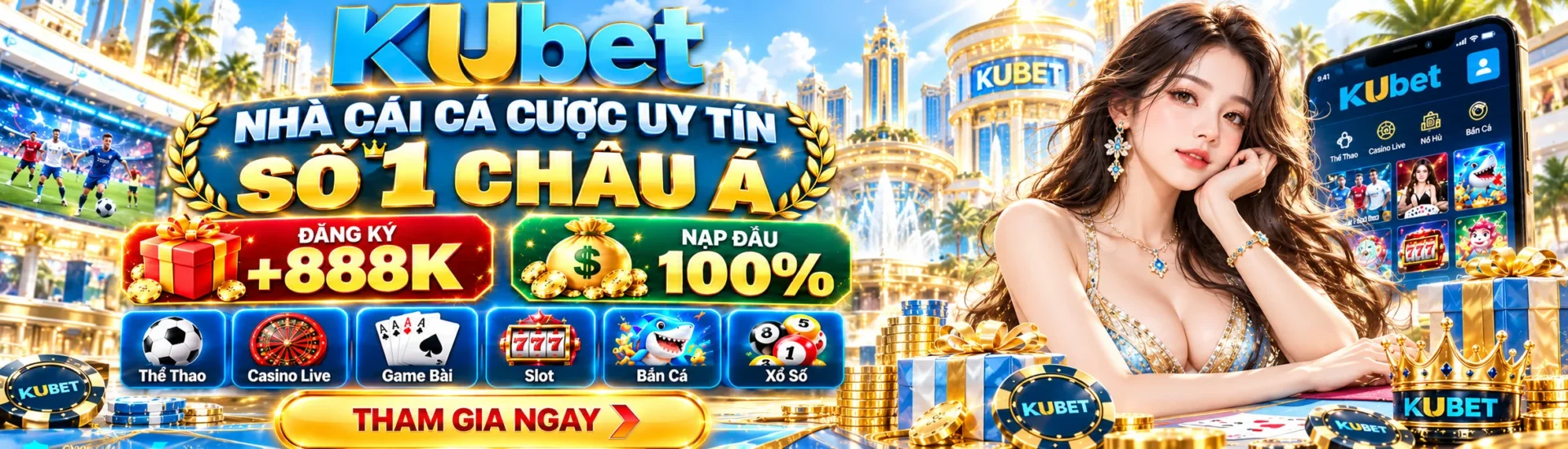 Banner trang chủ Kubet